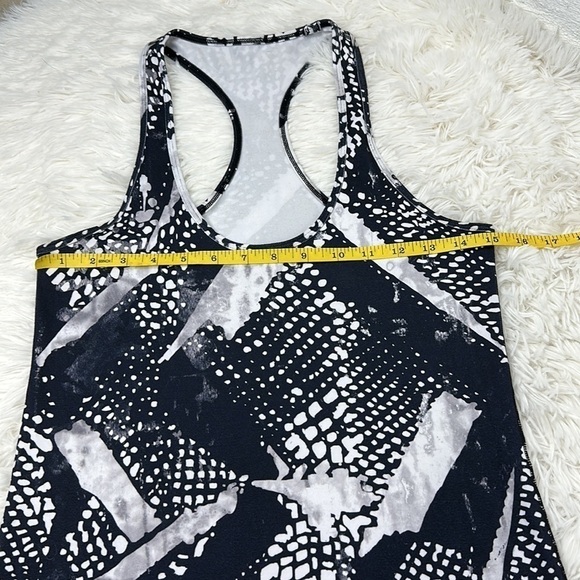 🔥$SALE$🔥 Lululemon Cool Racerback Static Mist White Black - Picture 2 of 4